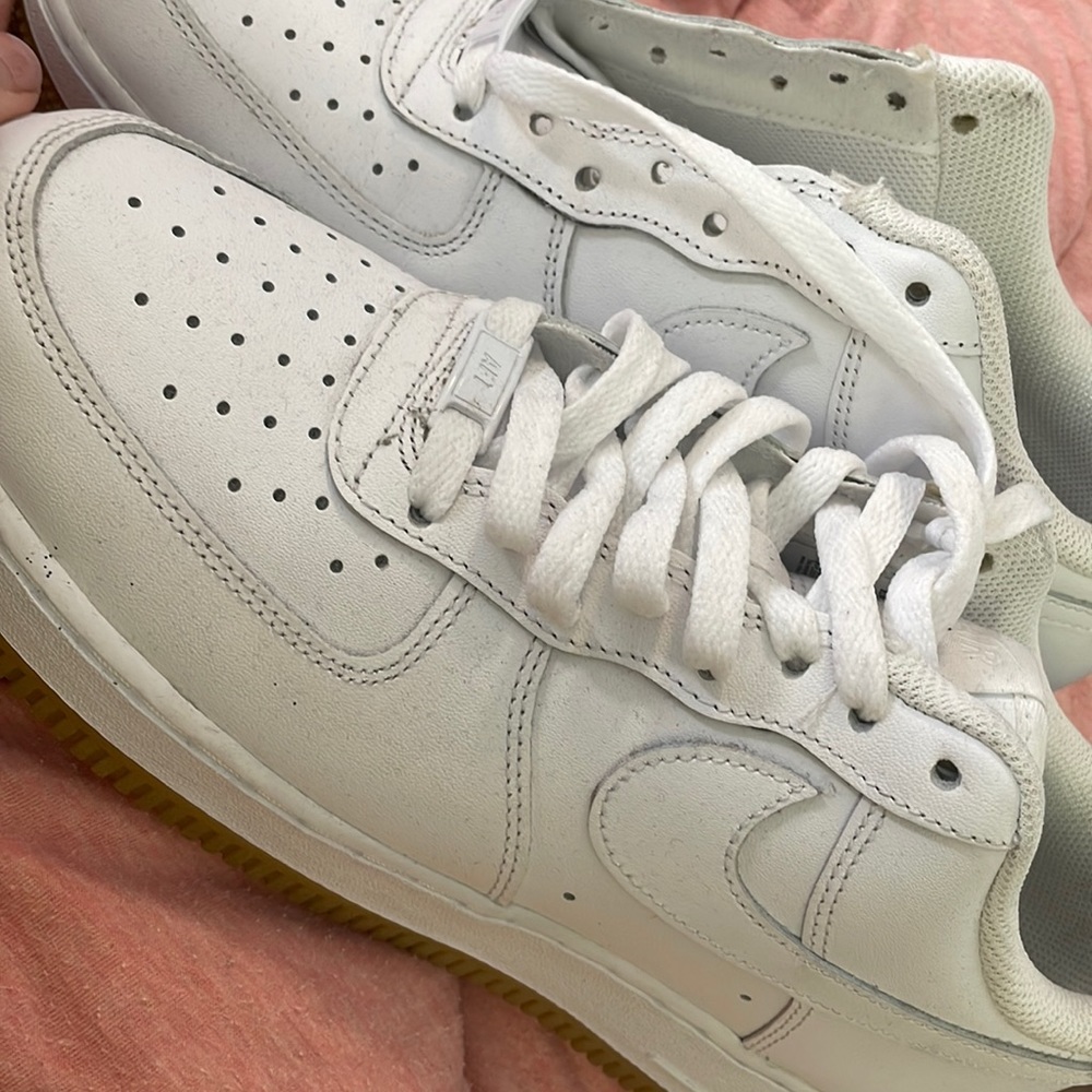 Practically new Air Force 1 with gum sole